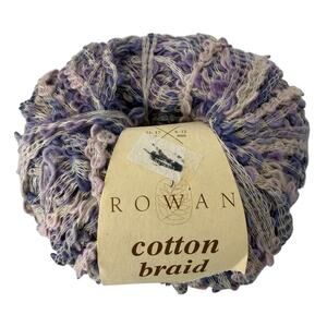 Rowan Yarns England Cotton Braid Purple Shade 362 50 Grams